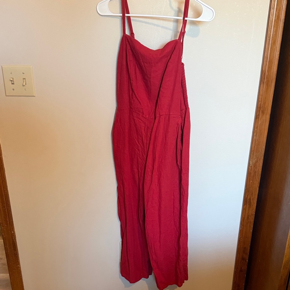 Old Navy Vibrant Red Jumpsuit